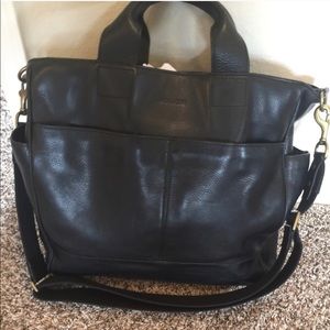 Black coach tote